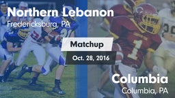 Matchup: Northern Lebanon vs. Columbia  2016