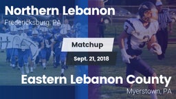 Matchup: Northern Lebanon vs. Eastern Lebanon County  2018