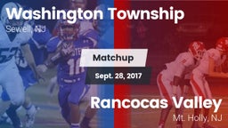 Matchup: Washington Township vs. Rancocas Valley  2017