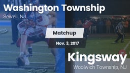 Matchup: Washington Township vs. Kingsway  2017