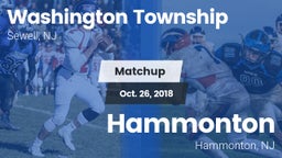 Matchup: Washington Township vs. Hammonton  2018