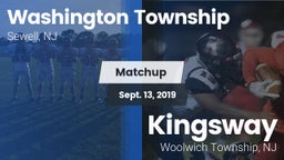 Matchup: Washington Township vs. Kingsway  2019