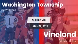 Matchup: Washington Township vs. Vineland  2019