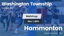 Matchup: Washington Township vs. Hammonton  2019
