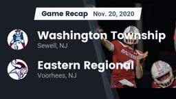 Recap: Washington Township  vs. Eastern Regional  2020
