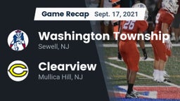 Recap: Washington Township  vs. Clearview  2021