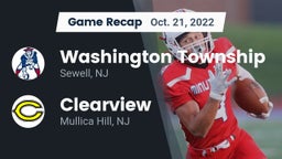 Recap: Washington Township  vs. Clearview  2022