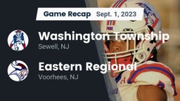 Recap: Washington Township  vs. Eastern Regional  2023