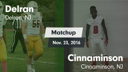 Matchup: Delran vs. Cinnaminson  2016