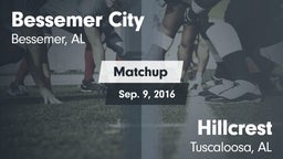 Matchup: Bessemer City vs. Hillcrest  2016