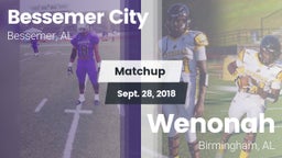 Matchup: Bessemer City vs. Wenonah  2018