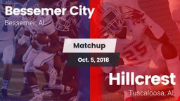 Matchup: Bessemer City vs. Hillcrest  2018