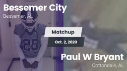 Matchup: Bessemer City vs. Paul W Bryant  2020