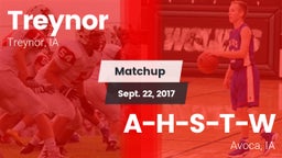Matchup: Treynor vs. A-H-S-T-W  2017