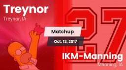 Matchup: Treynor vs. IKM-Manning  2017