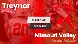 Matchup: Treynor vs. Missouri Valley  2018