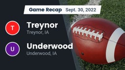 Recap: Treynor  vs. Underwood  2022