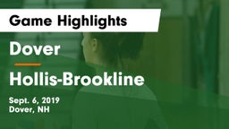 Dover  vs Hollis-Brookline  Game Highlights - Sept. 6, 2019