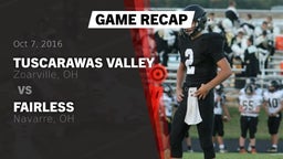 Recap: Tuscarawas Valley  vs. Fairless  2016