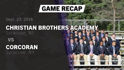Recap: Christian Brothers Academy  vs. Corcoran  2016