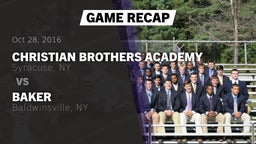 Recap: Christian Brothers Academy  vs. Baker  2016