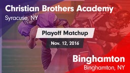 Matchup: Christian Brothers A vs. Binghamton  2016