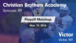 Matchup: Christian Brothers A vs. Victor  2016