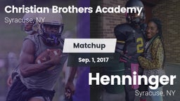 Matchup: Christian Brothers A vs. Henninger  2017