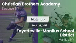 Matchup: Christian Brothers A vs. Fayetteville-Manlius School District  2017