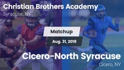 Matchup: Christian Brothers A vs. Cicero-North Syracuse  2018