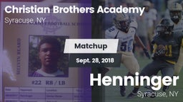Matchup: Christian Brothers A vs. Henninger  2018