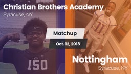 Matchup: Christian Brothers A vs. Nottingham  2018