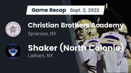 Recap: Christian Brothers Academy  vs. Shaker  (North Colonie) 2022