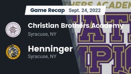 Recap: Christian Brothers Academy  vs. Henninger  2022