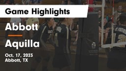 Abbott  vs Aquilla  Game Highlights - Oct. 17, 2023