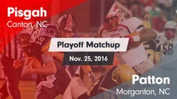 Matchup: Pisgah vs. Patton  2016