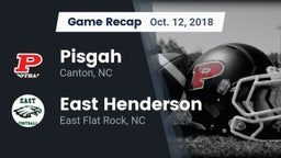 Recap: Pisgah  vs. East Henderson  2018