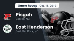 Recap: Pisgah  vs. East Henderson  2019