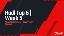 Pisgah football highlights Hudl Top 5  Week 5