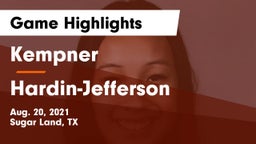 Kempner  vs Hardin-Jefferson  Game Highlights - Aug. 20, 2021