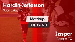 Matchup: Hardin-Jefferson vs. Jasper  2016