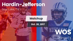 Matchup: Hardin-Jefferson vs. WOS 2017