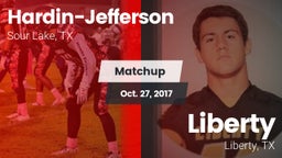 Matchup: Hardin-Jefferson vs. Liberty  2017
