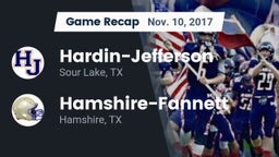 Recap: Hardin-Jefferson  vs. Hamshire-Fannett  2017