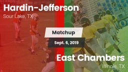 Matchup: Hardin-Jefferson vs. East Chambers  2019