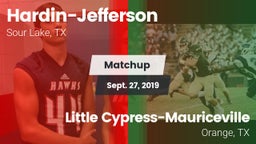 Matchup: Hardin-Jefferson vs. Little Cypress-Mauriceville  2019