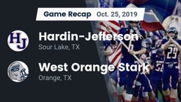 Recap: Hardin-Jefferson  vs. West Orange Stark  2019