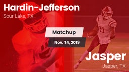 Matchup: Hardin-Jefferson vs. Jasper  2019