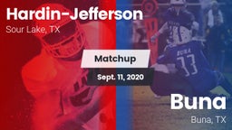 Matchup: Hardin-Jefferson vs. Buna  2020