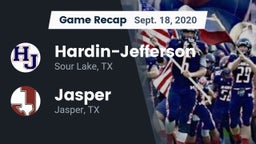 Recap: Hardin-Jefferson  vs. Jasper  2020
